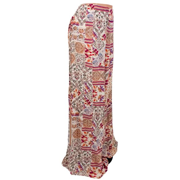 NWT Free People Mixed Print Wide Leg Flare Pants XL | Boho Indie Sleaze Festival - Picture 11 of 16